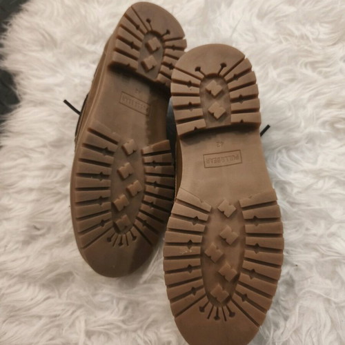 Men's brown Pull&Bear shoes with lug sole new, size 42