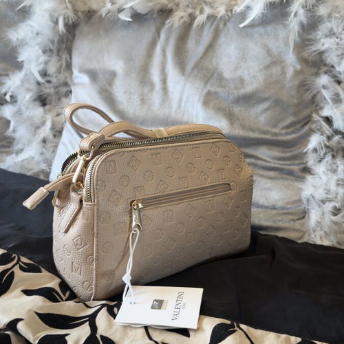 Valentini Small Crossbody Bag with Chain and Unique Design, New
