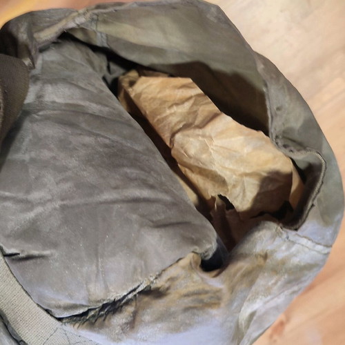 Military sleeping bag old used in good condition