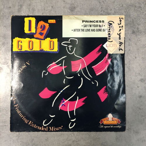 Princess Say I'm Your No.1 After The Love Has Gone 12″ Vinyl Maxi Single used