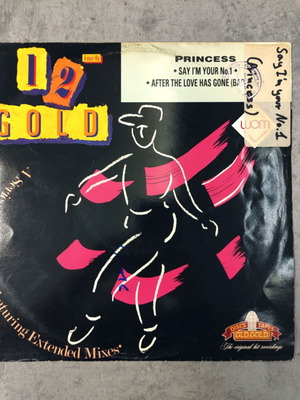 Princess Say I'm Your No.1 After The Love Has Gone 12″ Vinyl Maxi Single used