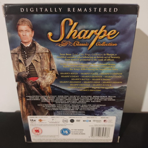 Sharpe DVD collection TV series like new without Greek subtitles