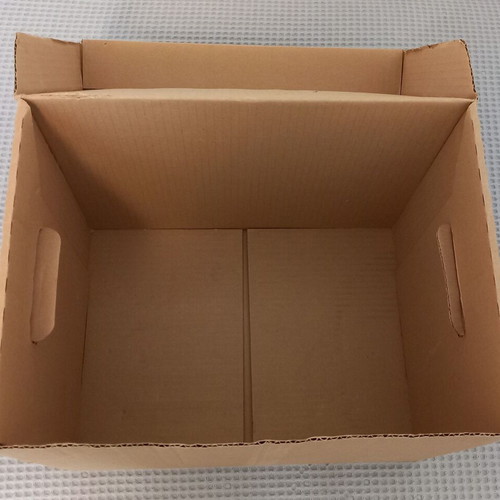 IKEA PAPPIS cardboard box with lid used