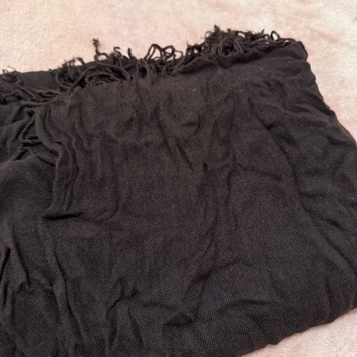 Scarf used in dark brown color