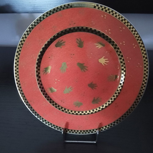 Bvlgari Rosenthal collectible plate, porcelain 18.5cm, new