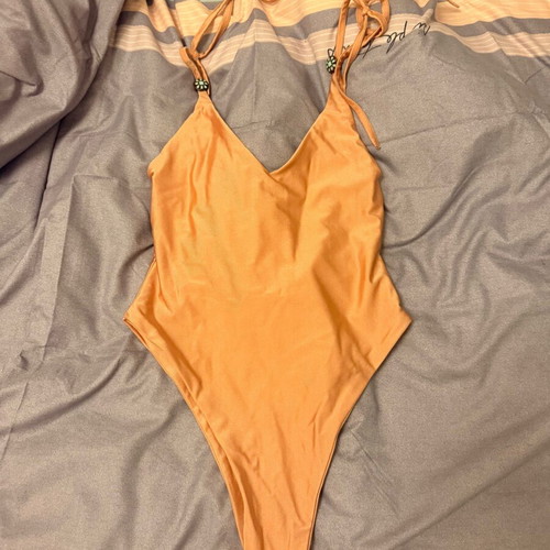 Nidodileda swimsuit like new, beige and gold