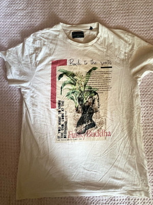 Funky Buddha T-shirt σαν καινούργιο, μέγεθος L, άσπρο