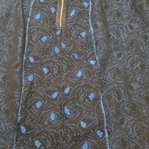 Handmade vintage dress unfinished used, size large, black