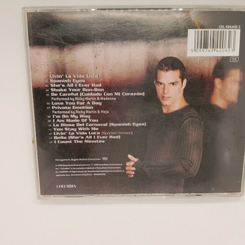 Ricky Martin and Jennifer Lopez CDs used, pop, pack