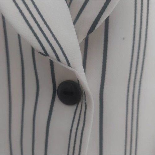 Striped black and white jacket new with tags