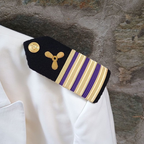 Merchant Navy officer jacket and shirt used with Vassilios Kostetsos signature