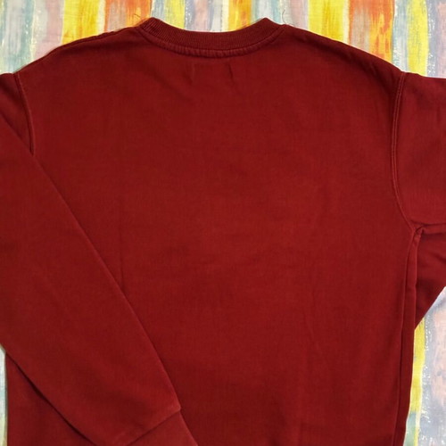 Bershka sweatshirt used, burgundy, size M
