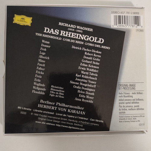 Das Rheingold 2 CD set like new, classical music