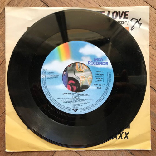 7" single Klymaxx Man Size Love used, vinyl