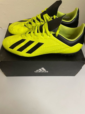 Adidas X Tango 18.4 TF shoes for 5x5 like new, yellow
