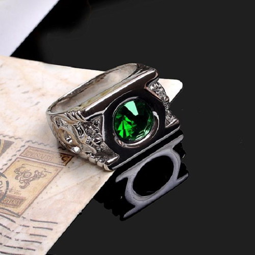 Green Lantern Ring with Green Crystal like new