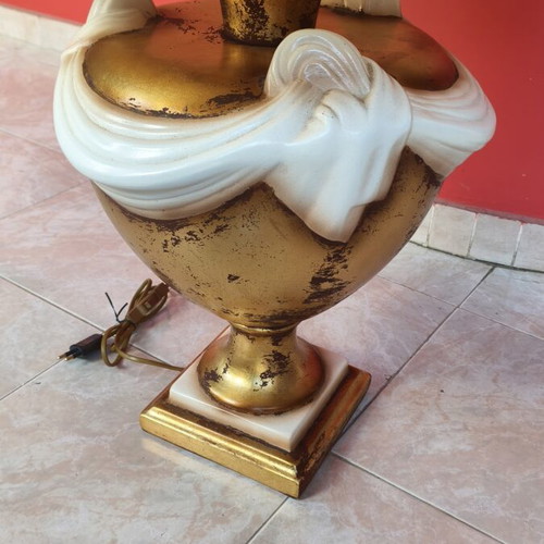 Large ceramic lamp like new, 90 cm height
