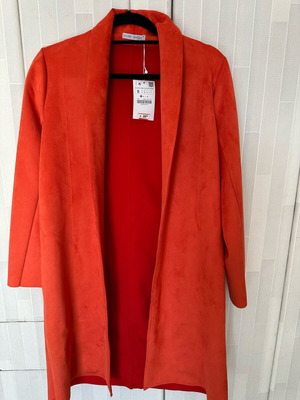 Zara outerwear new orange, loose fit, size M