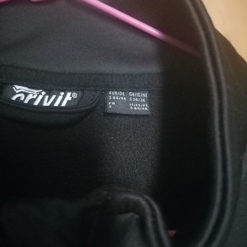 Men's black athletic jacket, size Small