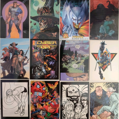 Comic Greats '98 card collection used, 18 pieces