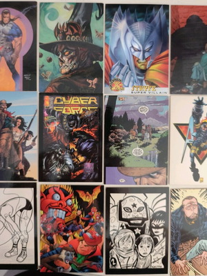 Comic Greats '98 card collection used, 18 pieces