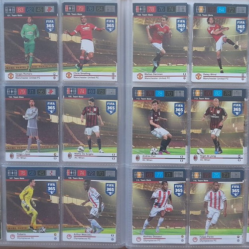 FIFA 365 2015-2016 Adrenalyn XL album with cards like new