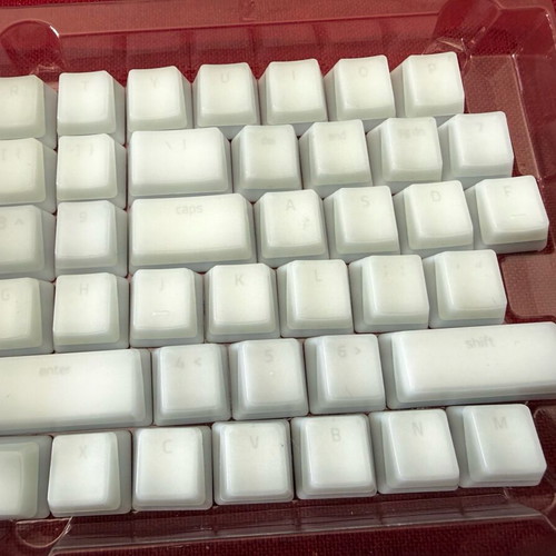 Razer Phantom keycaps like new, white
