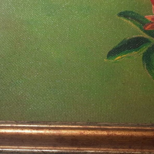 Painting Mitrotita acrylic on hardboard new with frame
