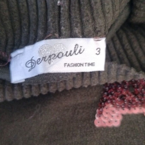 Turtleneck sweater like new, size 3, brown, slim fit