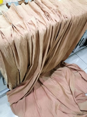 Handmade store curtain, width 2.68m, height 2.80m
