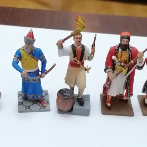 Set of 5 Kanaris Ypsilantis Olympios Nikitaras Military Figures new