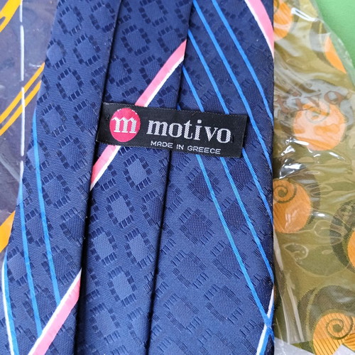 Vintage Greek ties Motivo collection, like new, set of 16