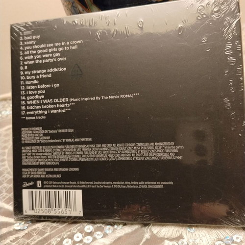 Billie Eilish When We All Fall Asleep Where Do We Go? Deluxe CD new, original