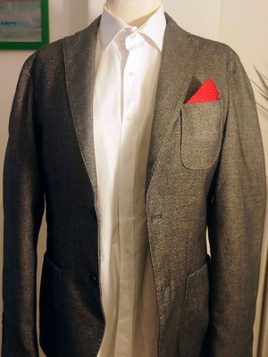 Victor Cool σακάκι Made in Italy μέγεθος 48 Medium γκρι σαν καινούργιο