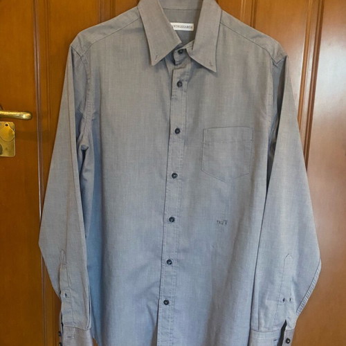 Tru Trussardi Men's Shirt Large like new, grey