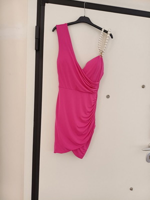 Women's cocktail dress like new, hot pink, sizes S-M