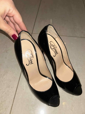 Peep Toe Eleins Boutique black pumps new, size 36