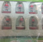 Subbuteo Παίχτες μεταχειρισμένοι, ομάδα Μπενφίκα με βαμμένα σορτ και κάλτσες