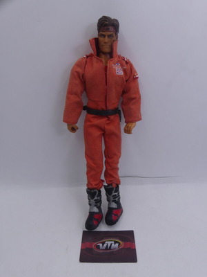 Vintage Palitoy Action Man пилотска фигура с червен костюм употребявана 12" Hasbro