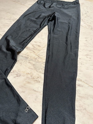 PCP shiny leggings like new, gray silver