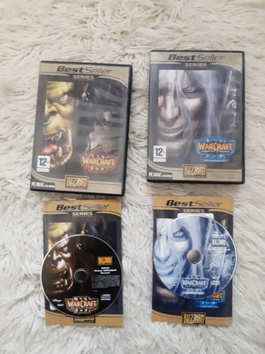 PC игра Warcraft 3 Reign of Chaos с Warcraft 3 Frozen Throne Expansion употребявана