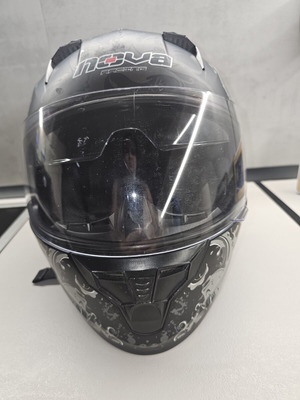 Nova 330-DV Skull Black Matt/Antracite μεγάλο κράνος μεταχειρισμένο
