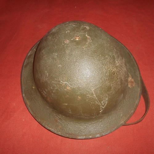 British Army 1940 WWII Steel Helmet MK III used