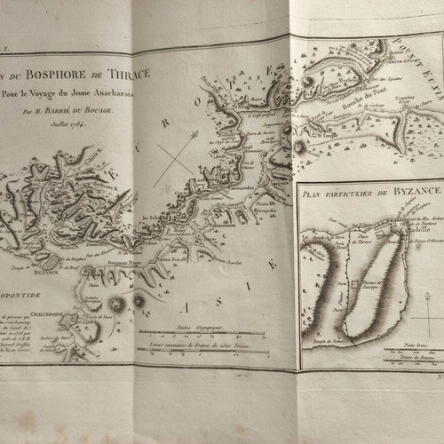 Collection of Geographic Maps of Ancient Greece 1819 used, French