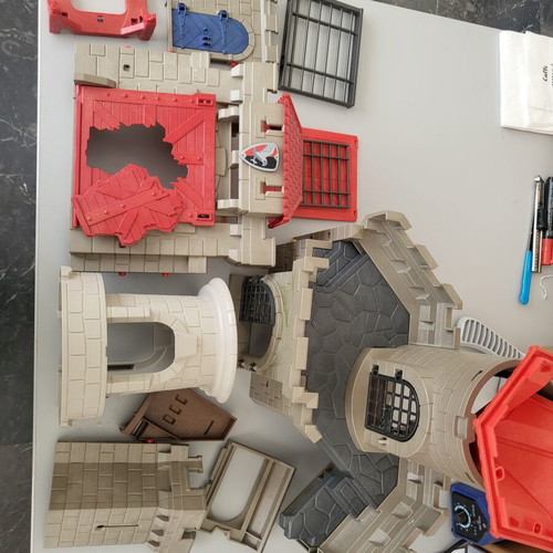 Playmobil castle parts used with missing pieces