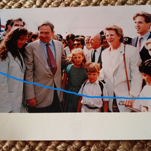 Rare Authentic Photo of Greek Royal Family Constantine II and Descendants
