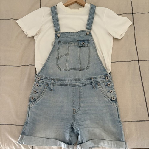 Pepe Jeans London denim salopette shorts like new, size S