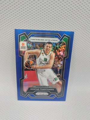 2023-24 Euroleague Prizm Костас Царцарис blue /199 като нов