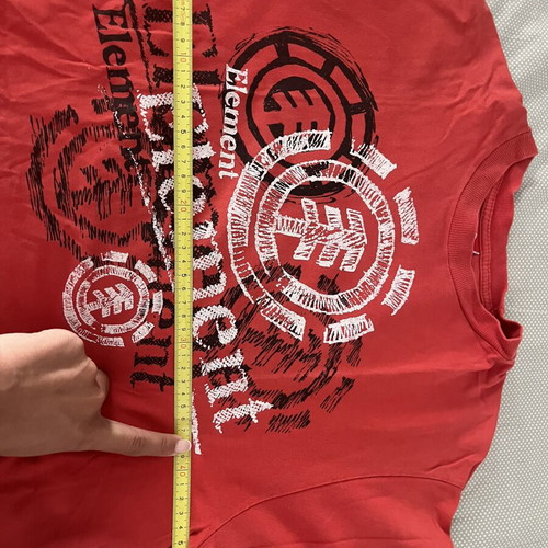 Element T-shirt used, size S, red