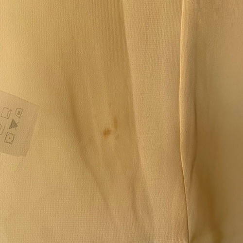 Vinegar see-through blouse with lace like new, beige